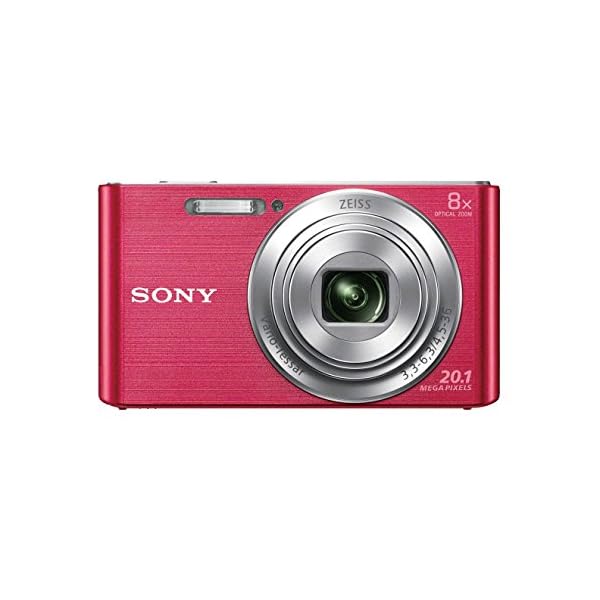 Sony DSC-W830 Digitalkamera (20,1 Megapixel, 8x optischer Zoom, 6,8 cm (2,7 Zoll) LC-Display, 25mm Carl Zeiss Vario…