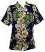 Hawaiian Shirts Mens Hibiscus Flower Print Beach Party Aloha