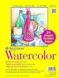 Strathmore Paper 300 Series Watercolor Class Pack, Cold Press, 1 Pack, Original Versio, 24 Sheets