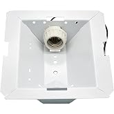 Brlyeeanze S97014212 Bathroom Fan Light Reflector with Socket | Fit for Broan NuTone 763N HB80RL 678 679 Bathroom Ventilation Fan