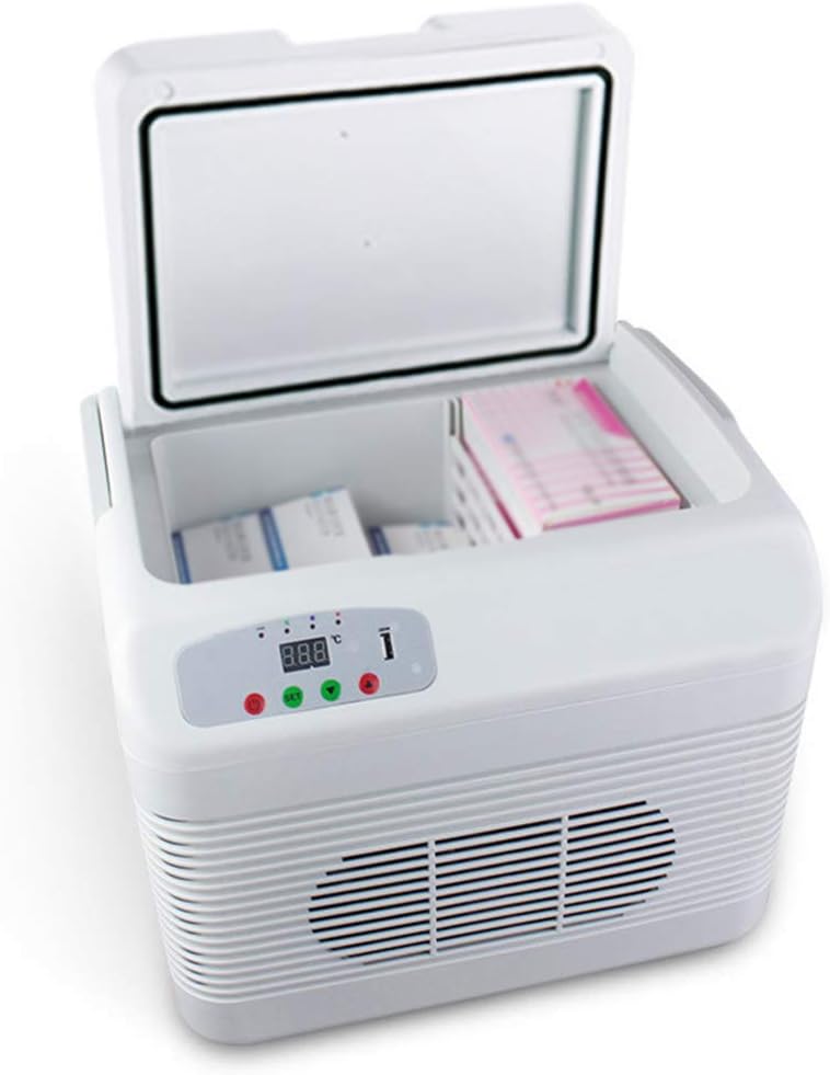 Portable Refrigerator 12L Mini Fridge Cooler Freezer Drug Insulin Vaccine Refrigerator Warmer TG Car Home Travel Camping Picnic,Enhancededition