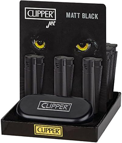 Sale! Clipper Jet Flamme - Mechero en caja de regalo, color negro: Amazon.es: Hogar