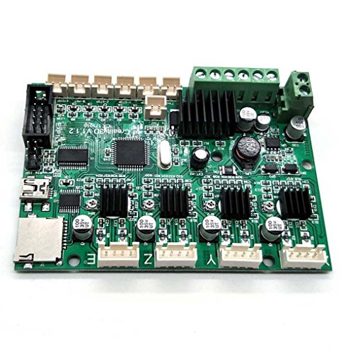 CHPOWER Creality CR-10 Motherboard, 3D Printer Accessory Mainboard Replacement for CR-10(300x300x400mm) and CR-10 Mini 3D Printer with USB Port & Power Chip, 12V