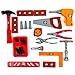 Toysery 24 Pieces Complete Kids Toy Tools Set - Fun Tool Box Kit For Kids, Toddlers with Handy Lightweight Suitcase - Educational Toy and Best Gift Idea