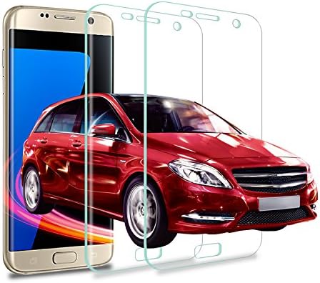 Samsung Galaxy S7 Edge Glass Screen Protector, YepTech 0.22mm Slim 9H Hardness Bubble Free, Anti-Fingerprint, Oil Stain, Scratch Coating