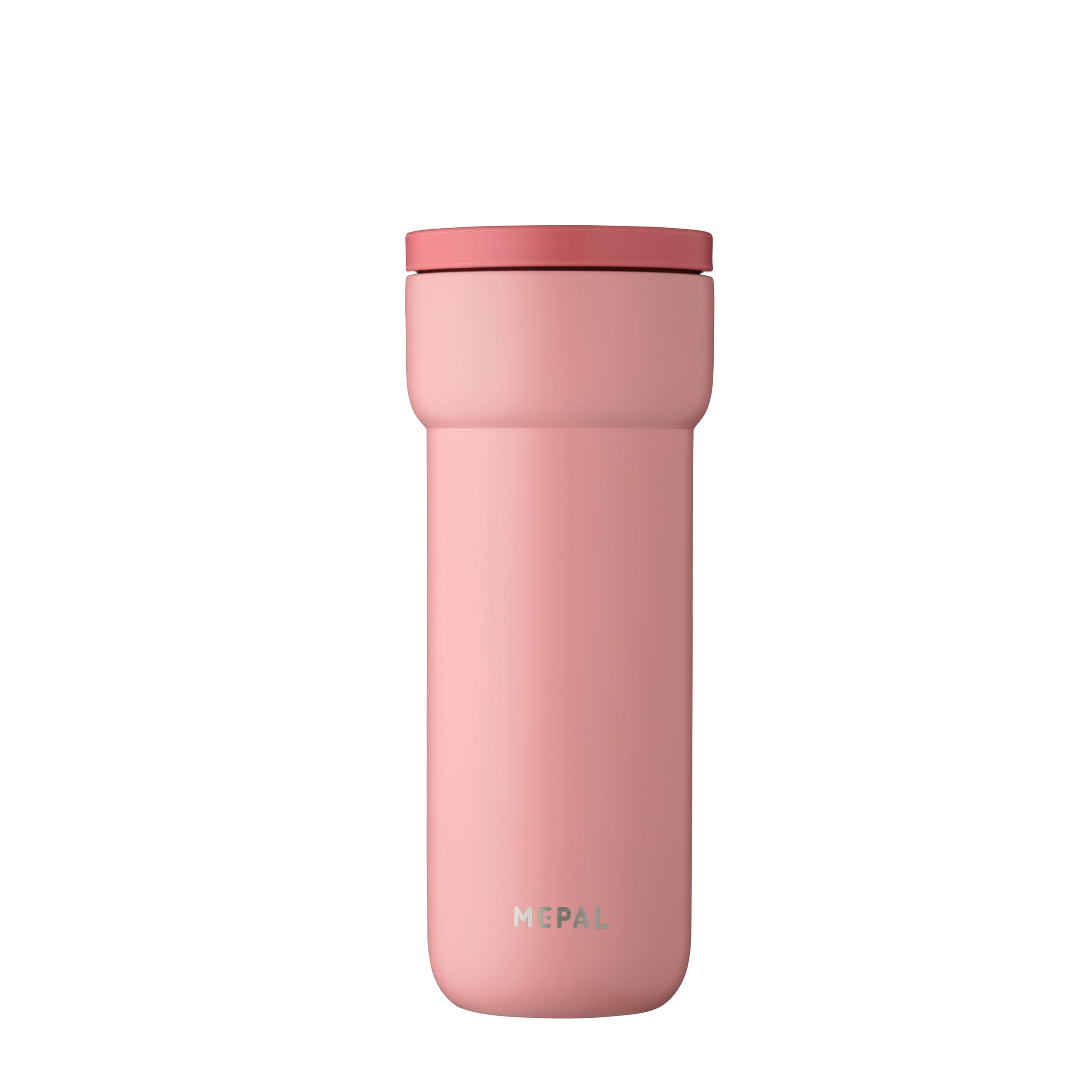 Mepal – Insulated Mug Ellipse – 6 Hours Hot & 10 Hours Cold - Insulated Cup On The Go – Suitable As Tea Cup & Coffee Cup To Go – Fits all Cup Holders - 475 ml – Nordic Pink