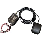 RACETECH GPS Sensor Signal &amp; Converter Kit for Electrical Speedometer | Accurate Speed, Roof or Trunk Antenna Mounts, 12V, Plug &amp; Play Installation