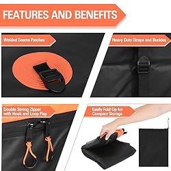WEIZE 51 x 18 x 16.5 inch Hitch Cargo Carrier Bag