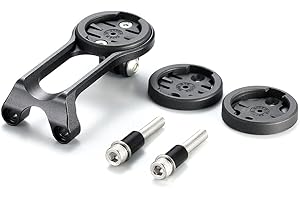 Cestbon Compatible with Garmin Edge Wahoo Elemnt Bryton Stages Hammerhead Out Front Bike Mount Gopro Headlight Combo Mount for Zipp Service Course SL Speed and Pro PLT Stem,Deda Spuerzero Stem
