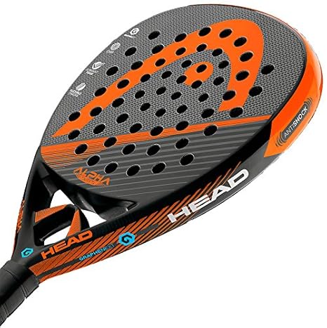 Head Alpha Motion - Pala de pádel, Color Negro/Naranja, Talla 38 mm