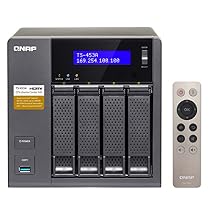 QNAP TS-453A 4-Bay Professional-Grade Network Attached Storage, Supports 4K Playback (TS-453A-4G-US)