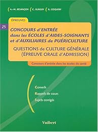 Concours d'entrée dans les écoles d'aides-soignants et d'auxiliaires de puériculture