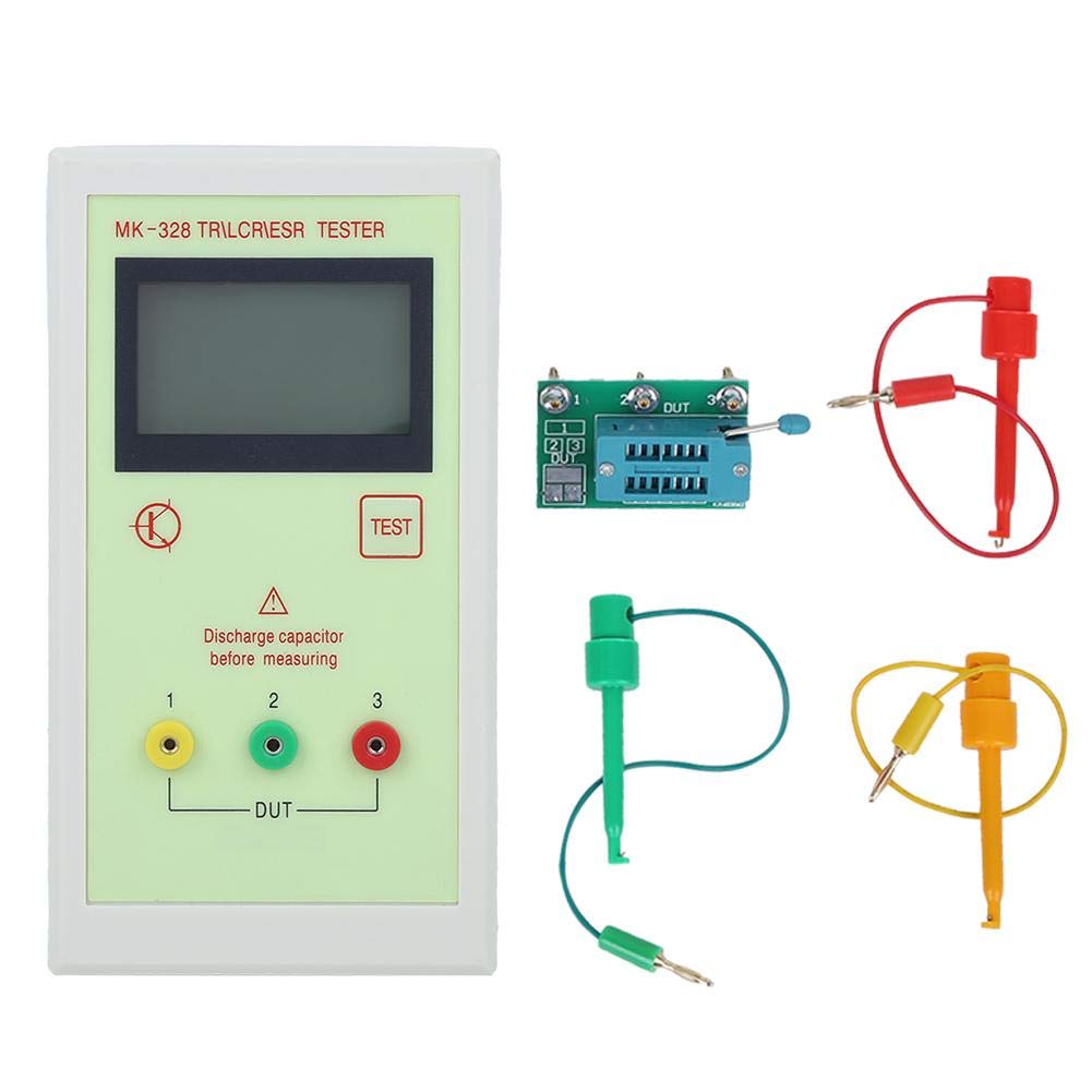 Vikye MK-328 Transistor Tester, Inductance Capacitance Resistance Electronic Meter TR LCR ESR Test Meters, MK328 Tester