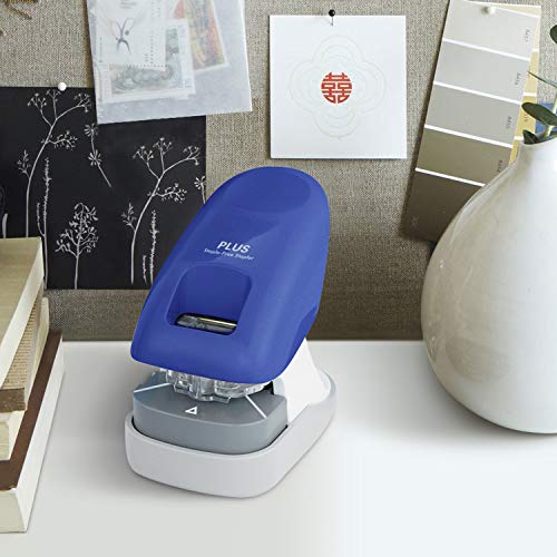 PLUS Paper Clinch Desktop StapleFree Stapler, Blue (31260) Pricepulse