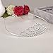HXG 35 Bride to Be Sash and Tiara: Elegant Metal Alloy and Rhinestone Tiara | Stylish White Satin Bride to Be Sash with Gold Lettering | Bachelorette, Bridal, Wedding Party Accessories