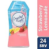 Crystal Light Sugar Free Strawberry Lemonade Liquid Drink Mix, Caffeine Free, 1.62 fl oz Bottle
