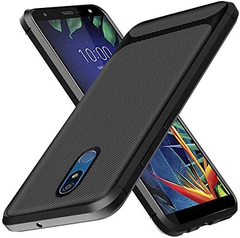 LG K50 Case, Slim Type, Shock-Absorption Flexible Mobile Phone Protective Case Cover for LG K50 (Black)