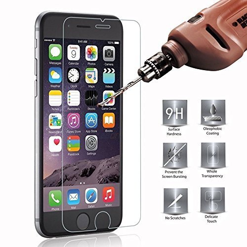 iphone 7 Plus Screen Protector, [Tempered Glass Screen Protector] [Bubble-Free] [Scratch-Resistant] Egrace Tempered Glass For iphone 7 Plus 2016 2 Pack (iphone 7 PLUS clear)