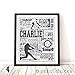 Baseball Personalized Print - PrintChicks Wall Art Decor Poster Team Gift. SHIPS 1-2 DAYS, ARRIVES BEFORE CHRISTMAS!