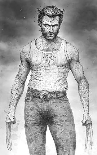 The best at what he does... Giclee print of a pencil drawing of Logan from the X-men