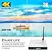 SMALLRT X3 4K Android 6.0 TV Box Amlogic S905X Quad Core 1GB 8GB with LCD Display WIFI Signal Enhancement Antenna