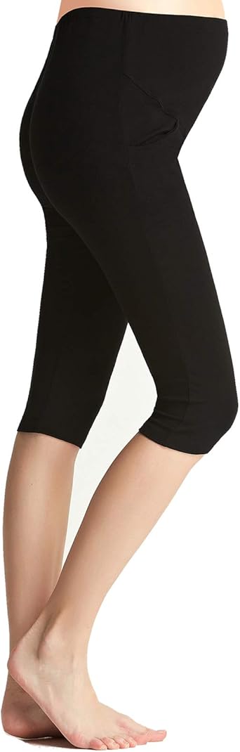 White maternity leggings cropped Clearance