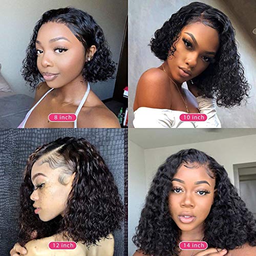 VSHOW-Lace-Front-Wigs-Human-Hair-Short-Curly-Bob-Deep-Wave-150-Density-Human-Hair-Wigs-for-Black-Women-Pre-Plucked-with-Baby-Hair-13x4-Swiss-Lace-Size-Jet-Black-Color-14