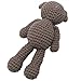 Tangc Newborn Baby Girl Boy Photography Prop Photo Crochet Knit Costume Bear +Hat Set (Brown)