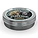 BlackBeard's Pride Beard & Mustache Balm, Bold Bay Rum Scent, Leave-in Hair and Skin Conditioner, 12 All Natural Pure Botanicals, Butters, and Essential Oils.