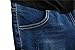 Qin.Orianna Summer Pregnant Women Adjustable Elastic Care Belly Maternity Denim Shorts (Asian L, Dark Blue)