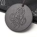 Keeping Sports Anti Radiation Shield EMF Neutralizer Negative Ions Energy Pendant Necklace for Cell Phone and All Electronics Scalar Energy Pendant Lava & Black Tourmaline-Far Infrared Pendant