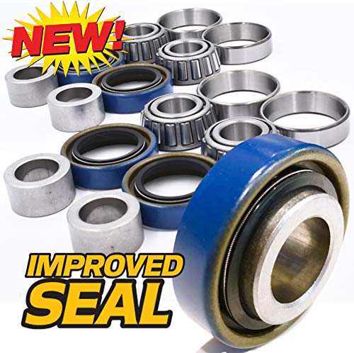 (2 Kits) HD Switch Front Wheel Bearing Rebuild Kit Replaces Scag 482621, 482622, 43584 482503, 457291, 483050 - OEM Upgraded Seals !