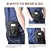Treat Pouch Dog Training Bag - Markline Adjustable Waist Belt Clip Collapsible Dog Bowl Training Clicker Poop Bag Dispenser Carry Toys Treats Kibble Phone Black