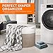 COSYLAND XXLarge 19.7“X 19.7“X 13“ Storage Basket Woven Cotton Rope Organizer Baby Laundry Baskets for Blanket Toys Towels Nursery Hamper Bin with Handle