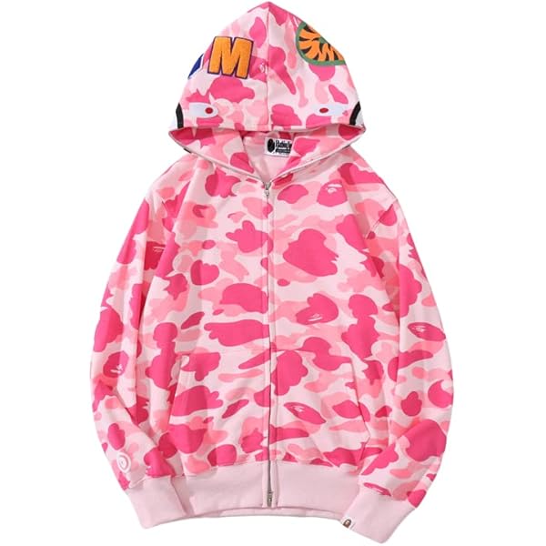 Sudadera Bape A Bathing Ape Shark Hoodie Sweatshirt Stitching Men