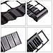 Stock Show 1Pcs Space Saving Metal TV Remote Control Storage Organizer/Caddy/Rack/Organizer,Black