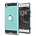 Sony Xperia XA1 Ultra Case with HD Screen Protector,Ymhxcy 360 Degree Rotating Ring & Magnetic Bracket Rubber Dual Layer Shock Bumper Resistant Back Cover for Xperia XA1 Ultra(6