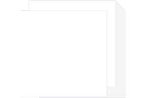 White Cardstock 12x12-100 Sheets Cardstock Paper, Goefun 80lb White Card Stock Paper for Card Making, Cricut, Crafting, Scrap