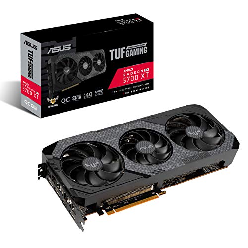 ASUS-TUF-Gaming-3-AMD-Radeon-RX-5700XT-OC-Edition-Gaming-Graphics-Card-PCIe-40-8GB-GDDR6-HDMI-DisplayPort-Axial-tech-Fan-Design-27-Slot-Design-Auto-Extreme-TUF-3-RX5700XT-O8G-EVO-GAMING