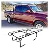 ECOTRIC 1000 LBS Adjustable Truck Bed Rack Contractor Ladder Pickup ...