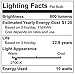 TCP 60 Watt Equivalent Single-Pack, LED Omni A19 Light Bulb, Dimmable Soft White LAO1027D