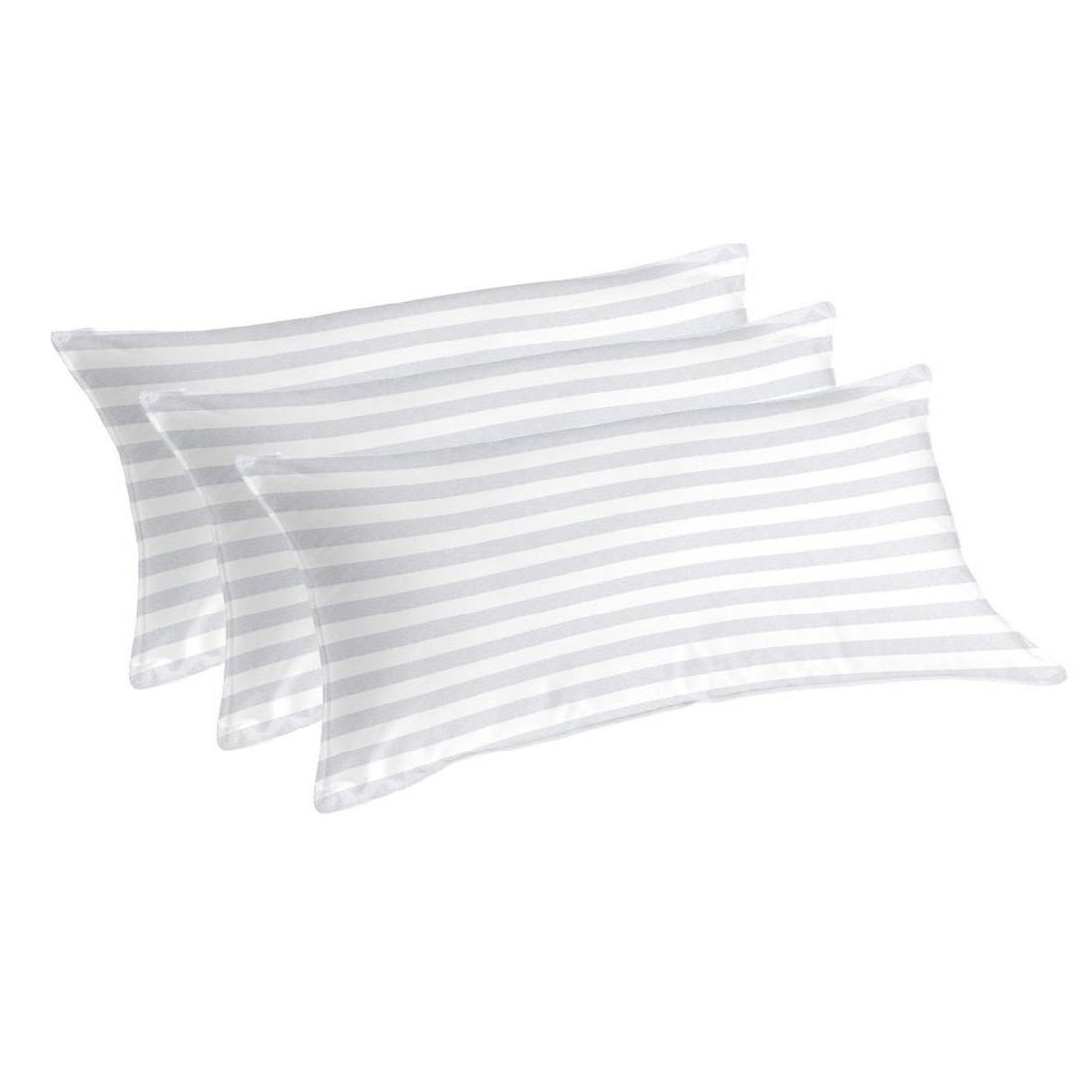 Buy Dehati Store Bed Sleeping Crush Plain White Striped Decorative