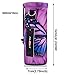 AUPET Water Bottle Sling Bag Carrier Crossbody Sleeve,Insulated Neoprene Bottle Case Holder Pouch Cover 500ML/17oz with Shoulder Strap for Walking Women Men (Purple Butterfly)