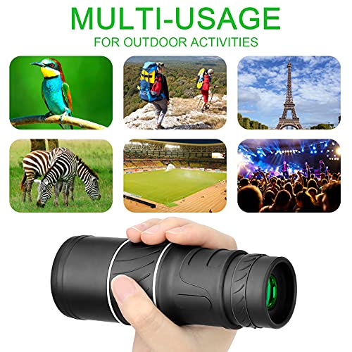 Monocular Telescope,16x52 Monocular with Night Vision,Monocular