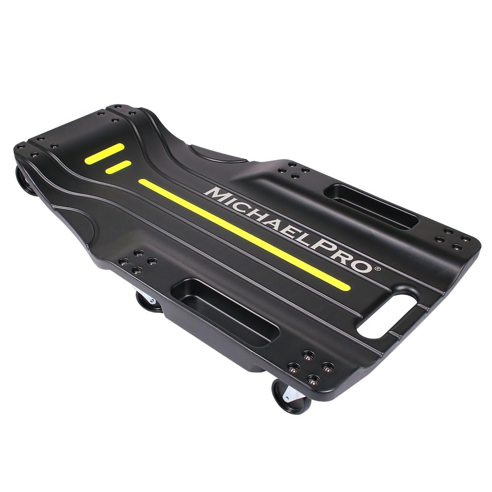 Photo 1 of MichaelPro 40-Inch Mechanic Creeper – Low Profile Automotive Creeper, 350 Lbs Capacity Rolling Garage Car Creeper, Shop Creeper with Tool Trays | MP016003