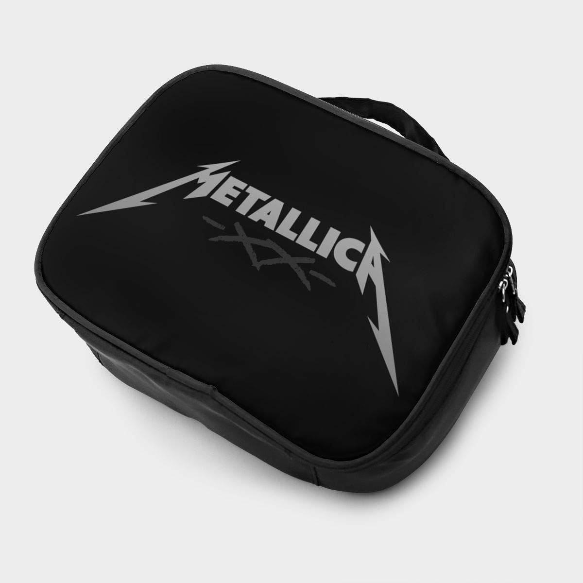 Metallica Cosmetic Bag For Men And Women Travel Makeup Storage Bag, Cosmetic Case And Personalized Cosmetic Case Black
