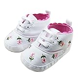 WXBUY Baby Kids Girls Toddler Embroidered Soft Bottom Baby Shoes 3-6 Months