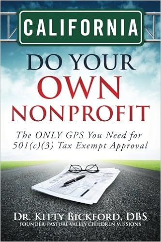 California Do Your Own Nonprofit The Only Gps You Need For - 