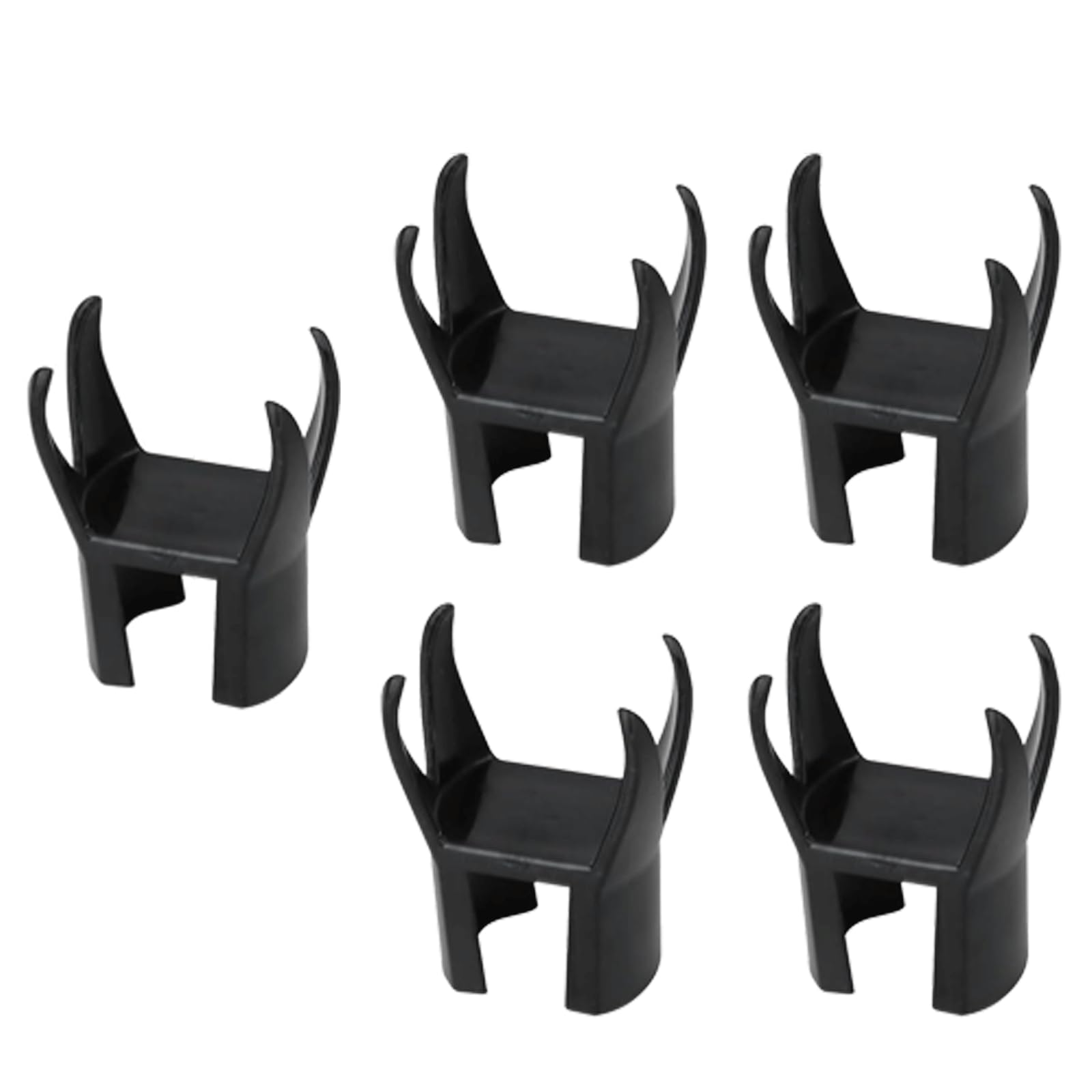 Buaak 5 Pcs Golf Ball Retriever, 4-Claw Golf Ball Picker Upper, Golf Ball Retriever for Putter, Putter Claw Golf Ball Pick Up Tool, Golf Ball Grabber Pick Up Back Saver, Golf Ball Picker Upper