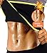 LODAY Women Slimming Body Shaper Weight Loss Sweat Belt Neoprene Sauna Waist Trainer Corset Trimmer Sport Workout Fitness (Black(Gym Tummy wrap), XL (US 14))